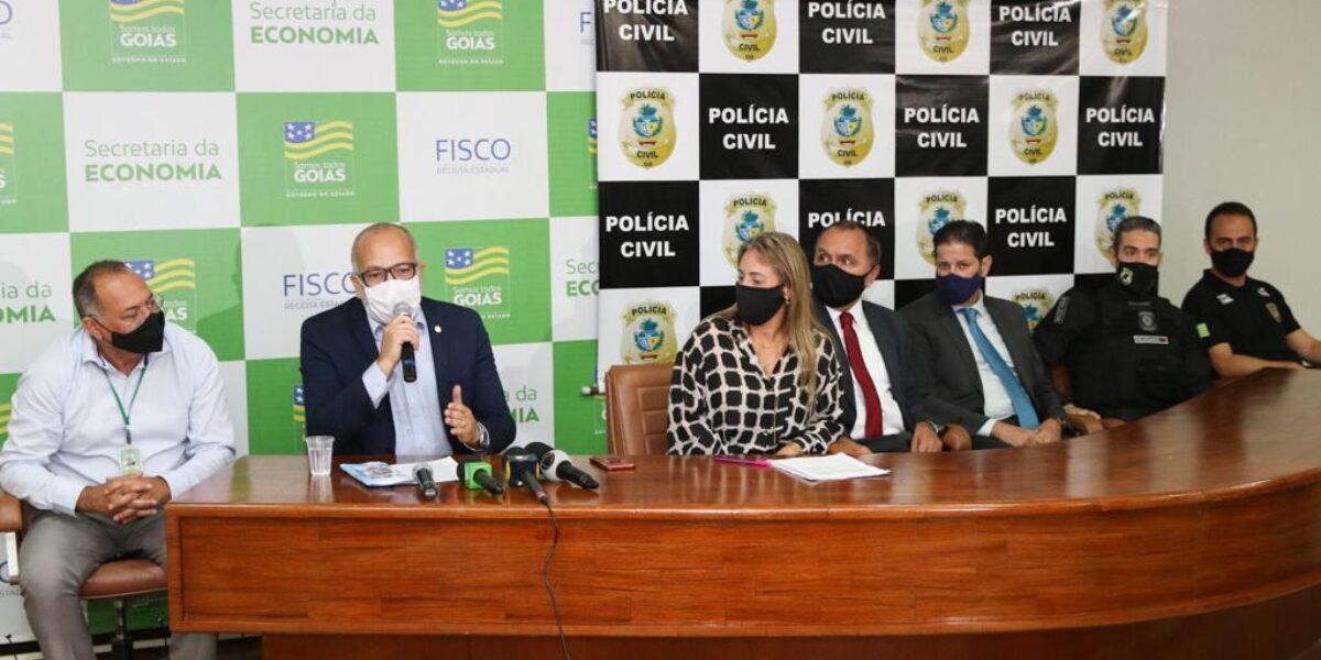 Ação conjunta do Fisco Estadual e Polícia Civil desarticula quadrilha suspeita de ter sonegado R$ 100 milhões em Goiás