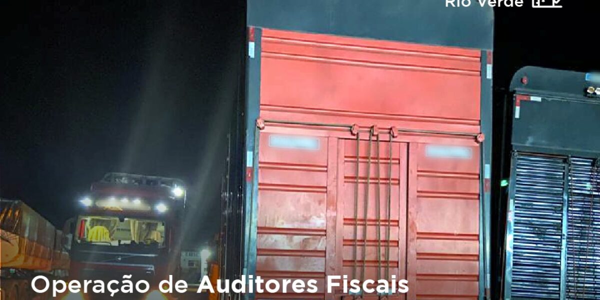 DRF de Rio Verde autua transporte de 273 bovinos com notas fiscais inidôneas