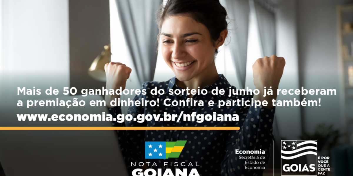 Governo do Estado começa pagamento de premiados na Nota Fiscal Goiana