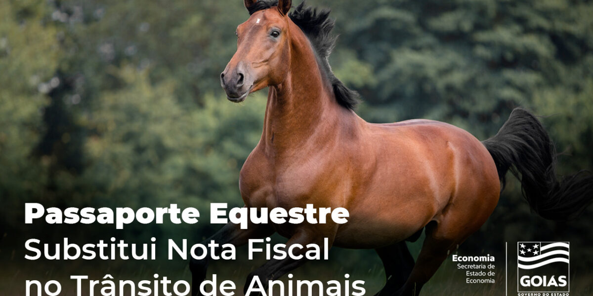 Passaporte Equestre substitui nota fiscal no trânsito de animais