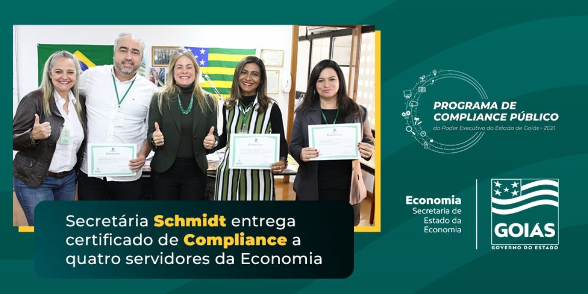 Servidores da Economia recebem certificação em Compliance