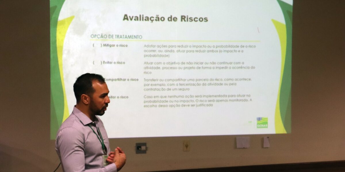 Servidor da Economia faz palestra em workshop de Sensibilização de Gestão de Riscos