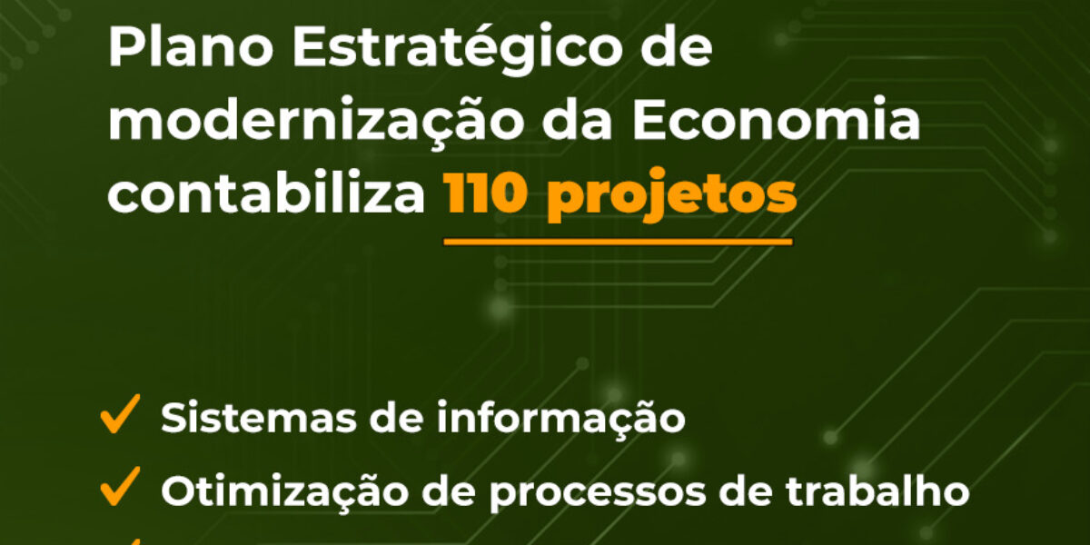 Economia ultrapassa a marca de 100 projetos no portfólio