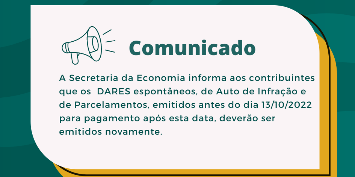 Economia implementa mudança na emissão de DARE