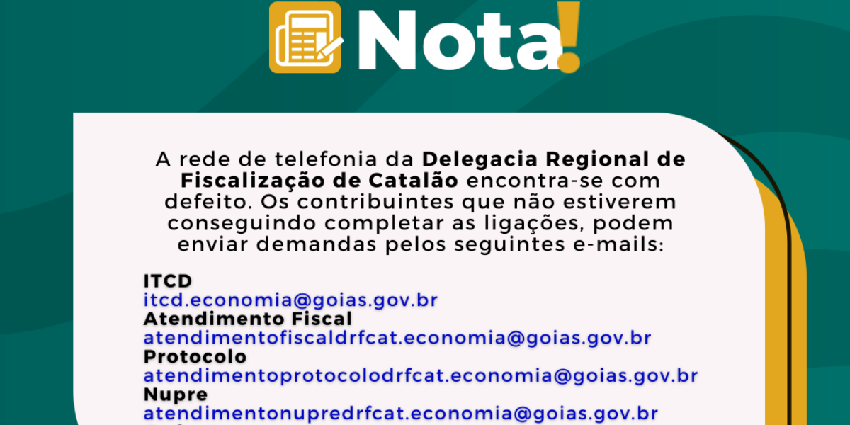 DRF de Catalão com problema na rede de telefonia