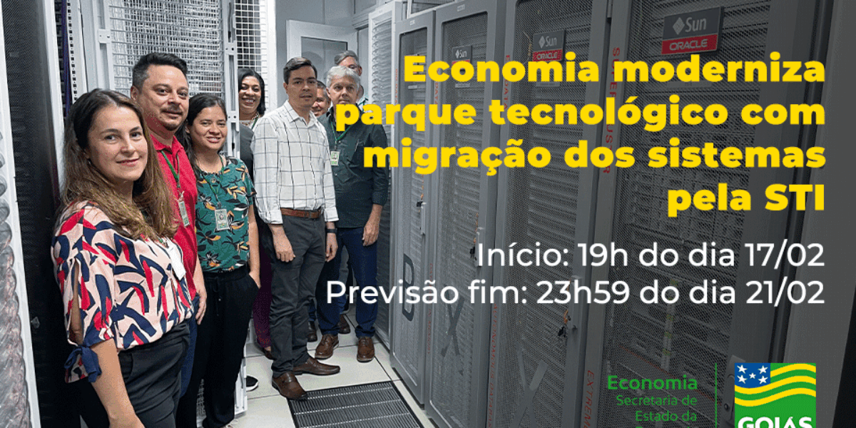 Modernização: migração começa hoje e termina na terça-feira