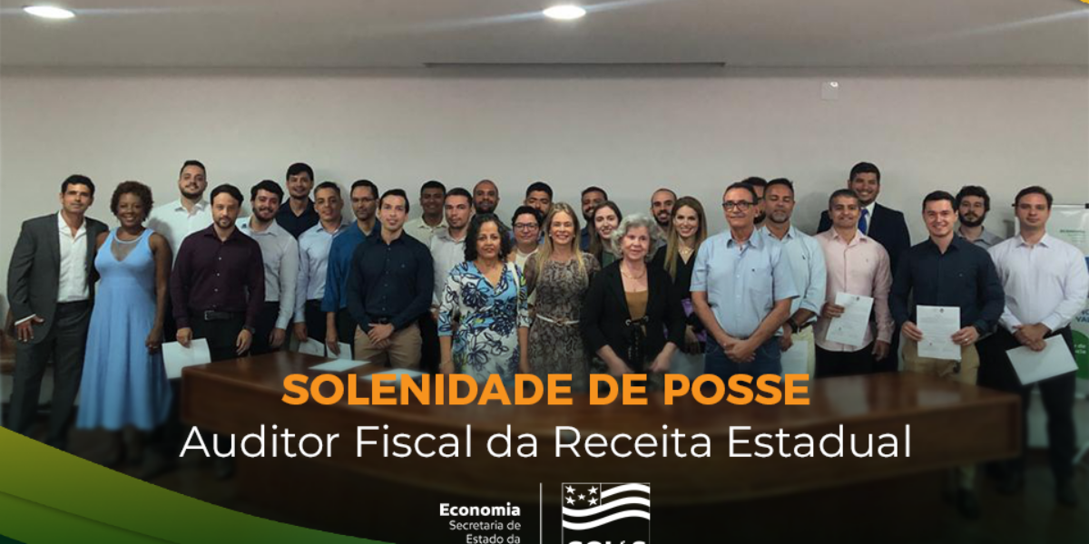 Estado empossou hoje 23 novos auditores fiscais