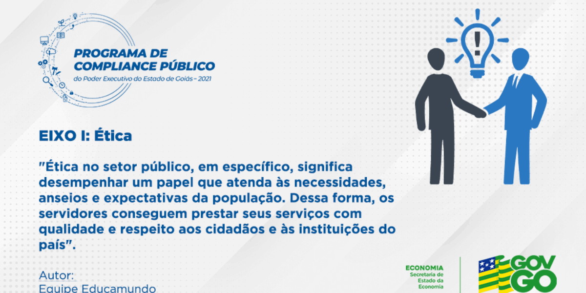 Programa de Compliance Público – Eixo I: Ética