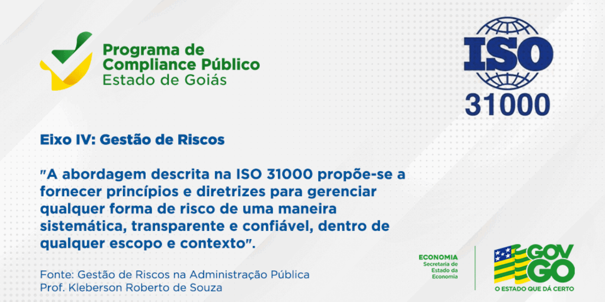 Programa de Compliance Público – Eixo IV: Gestão de Riscos