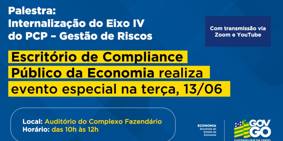 Compliance Público da Economia fará evento especial na terça, 13