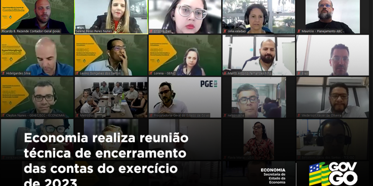 Economia realiza reunião sobre os Procedimentos de Encerramento do Exercício de 2023