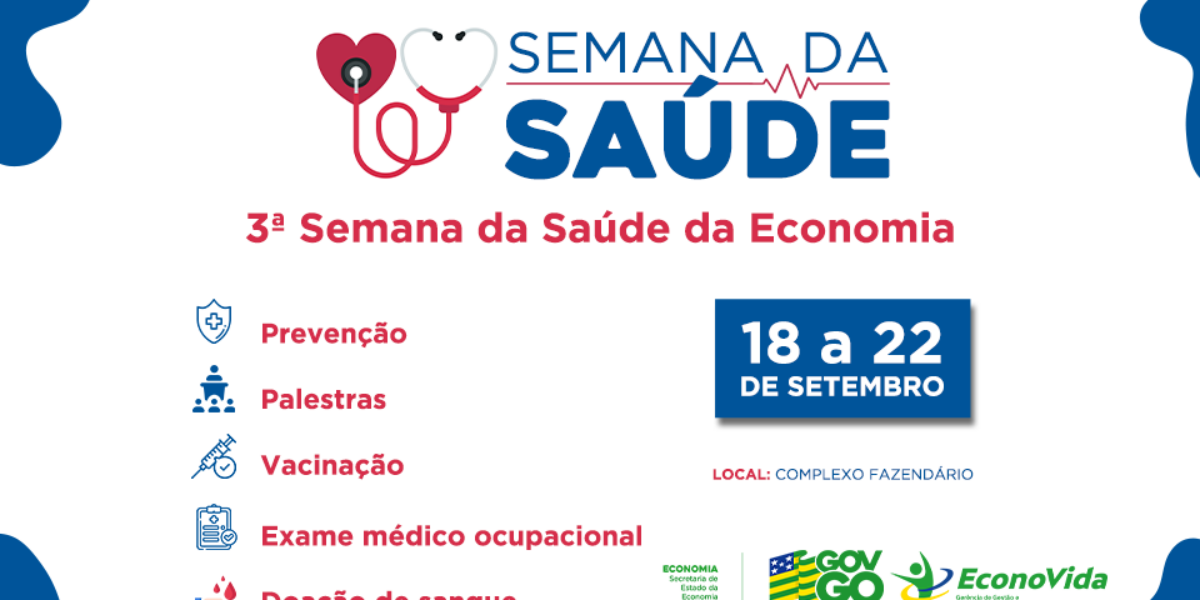 Economia prevê diversas ações na 3ª Semana da Saúde