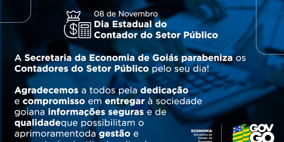 Economia parabeniza contadores do Setor Público pelo seu dia