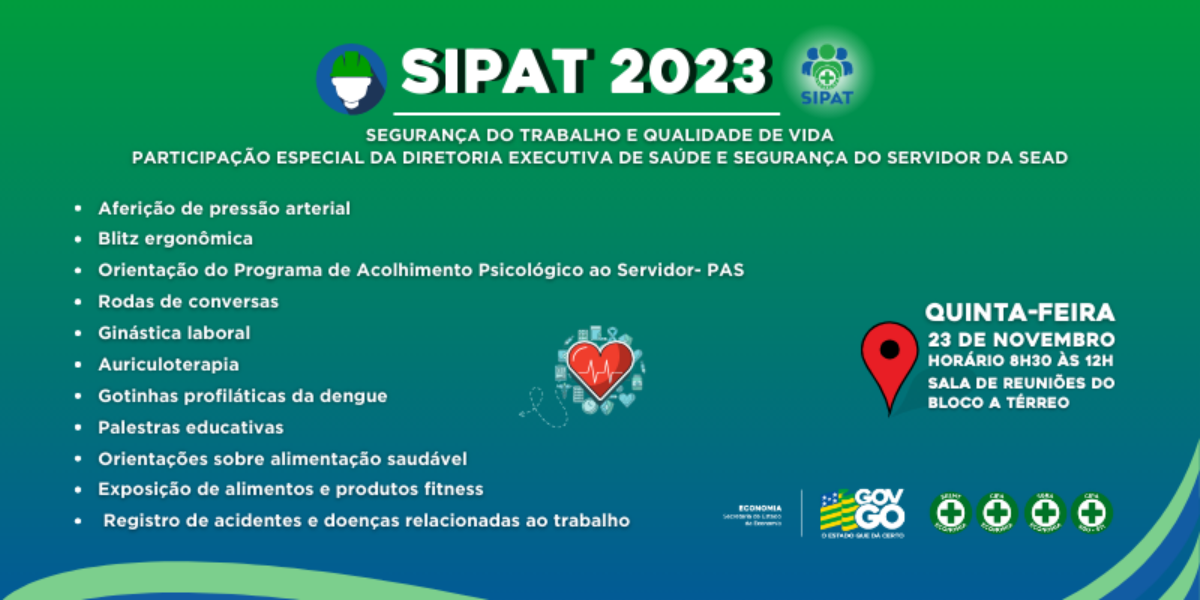 Segurança do trabalho e qualidade de vida marcam a Semana Interna de Prevenção de Acidentes – SIPAT 2023