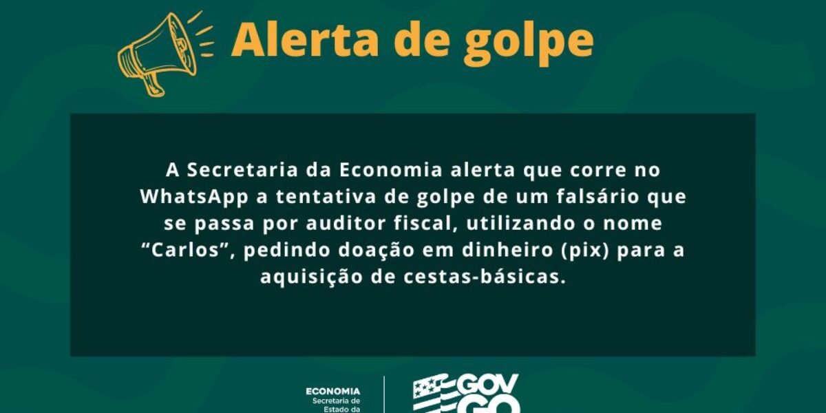 Economia alerta para tentativa de golpe no WhatsApp