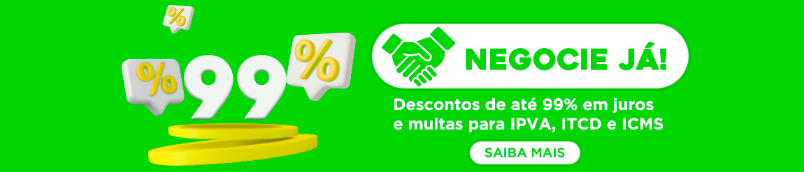 Banner Negocie Já! programa de desconto em juros e multas para débitos tributários