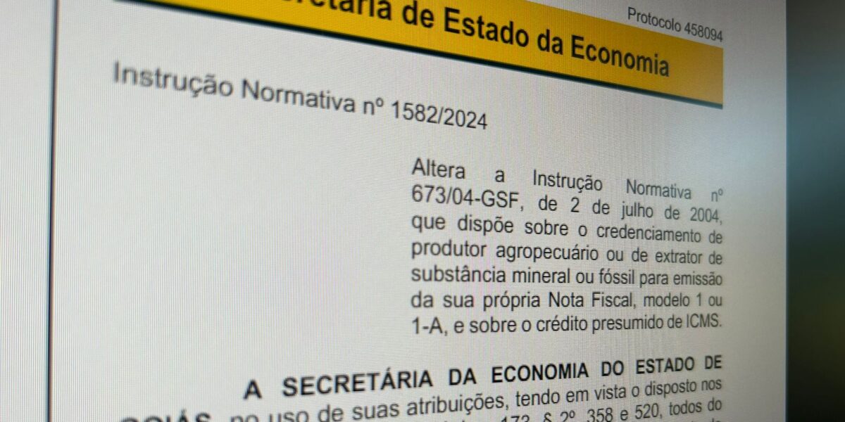 Produtor passará a emitir sua nota fiscal avulsa na transferência interestadual de mercadorias