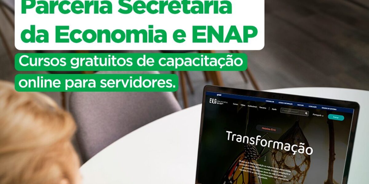 Economia firma parceria com ENAP para capacitação de servidores públicos