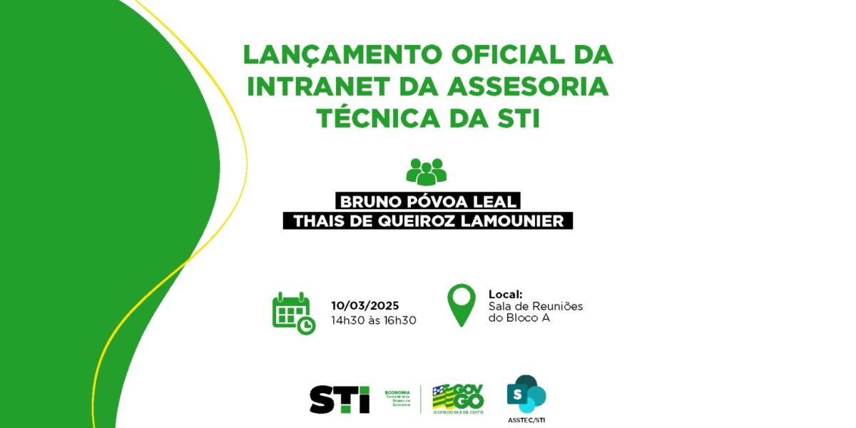 STI faz lançamento da Intranet da Assessoria Técnica (ASSTEC)