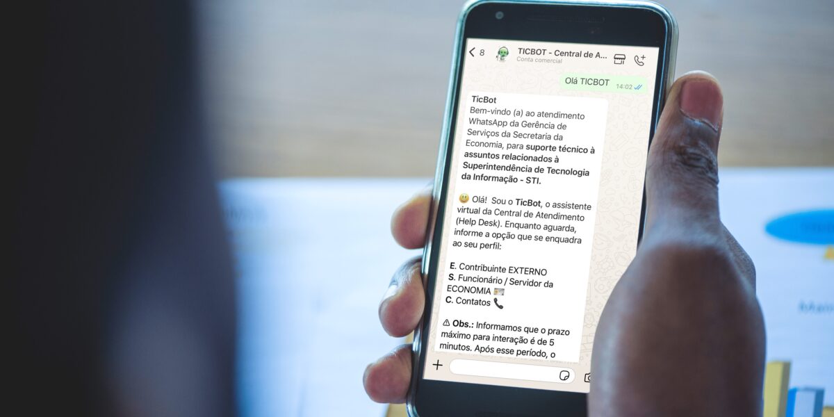 Superintendência de Tecnologia da Informação lança suporte técnico com IA no WhatsApp