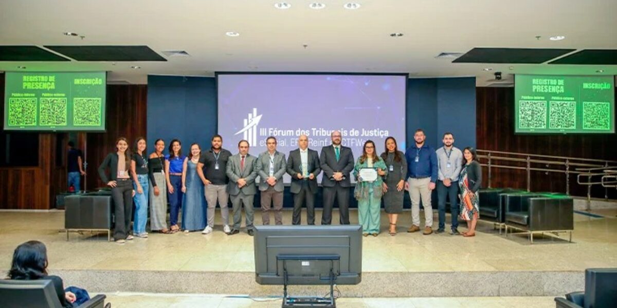 Economia participa de fórum e entrega prêmio de qualidade fiscal ao TJGO