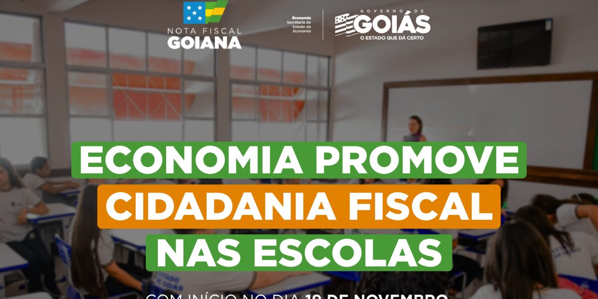 Programa Nota Fiscal Goiana nas escolas municipais e estaduais