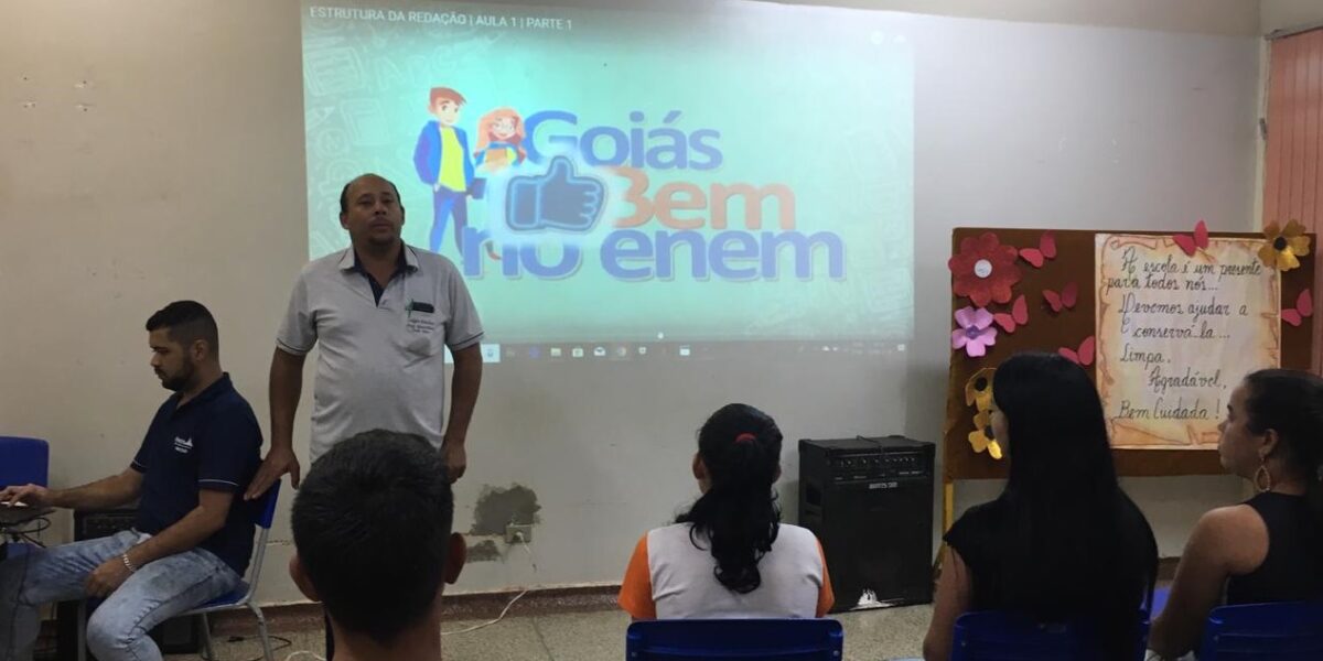 CRE de Rio Verde promove aulão do ‘Goiás Bem no Enem’ para alunos do Profen e EJA
