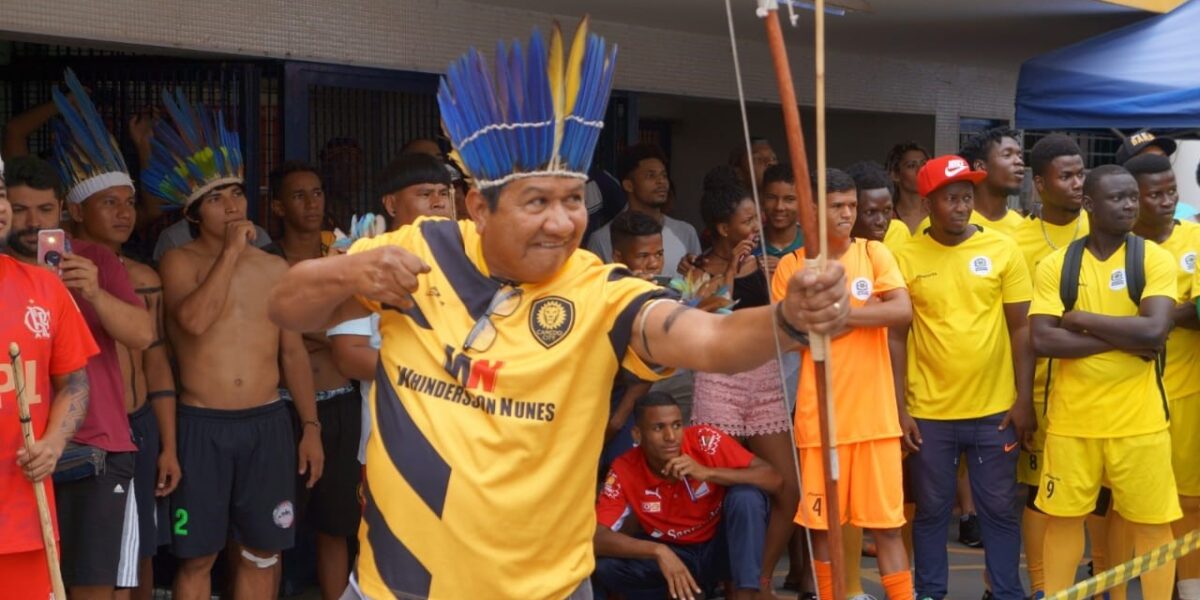 Jogos interculturais reúnem 200 atletas de 18 etnias em Goiânia
