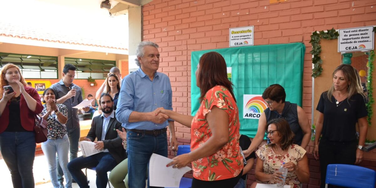Governo de Goiás dá início às obras no Centro de Educação de Jovens e Adultos Arco-Íris, em Goiânia