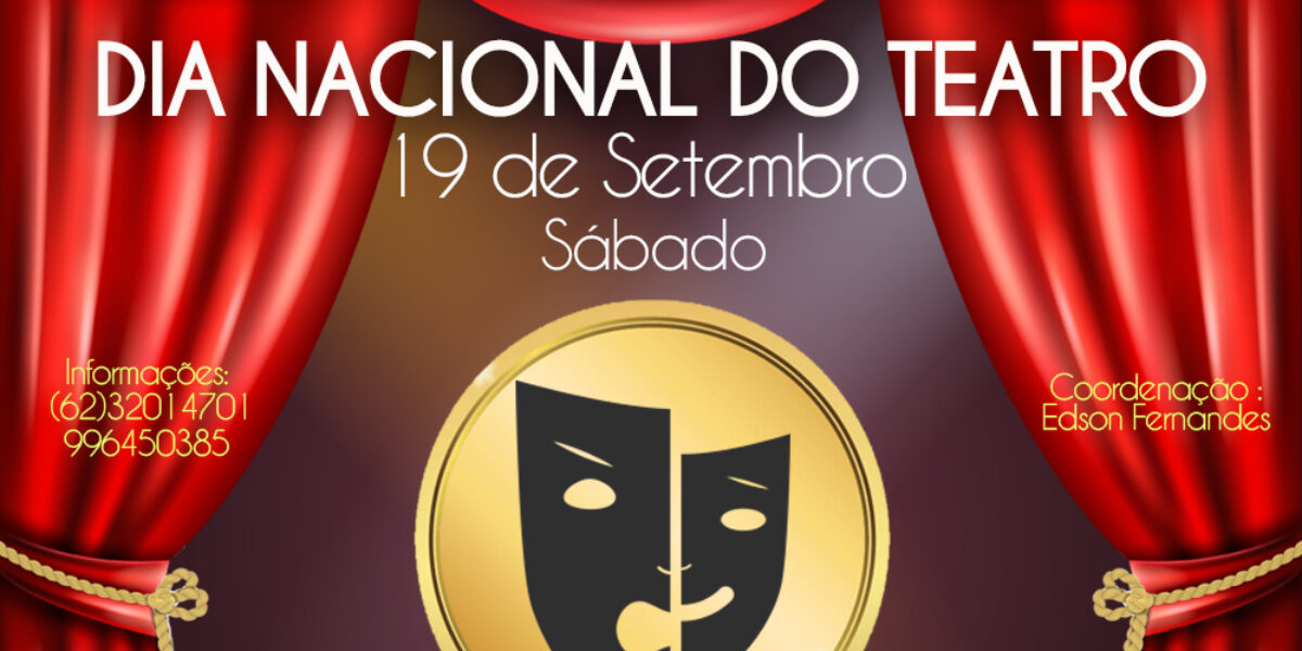Seduc Goiás comemora o Dia Nacional do Teatro com Programação on-line