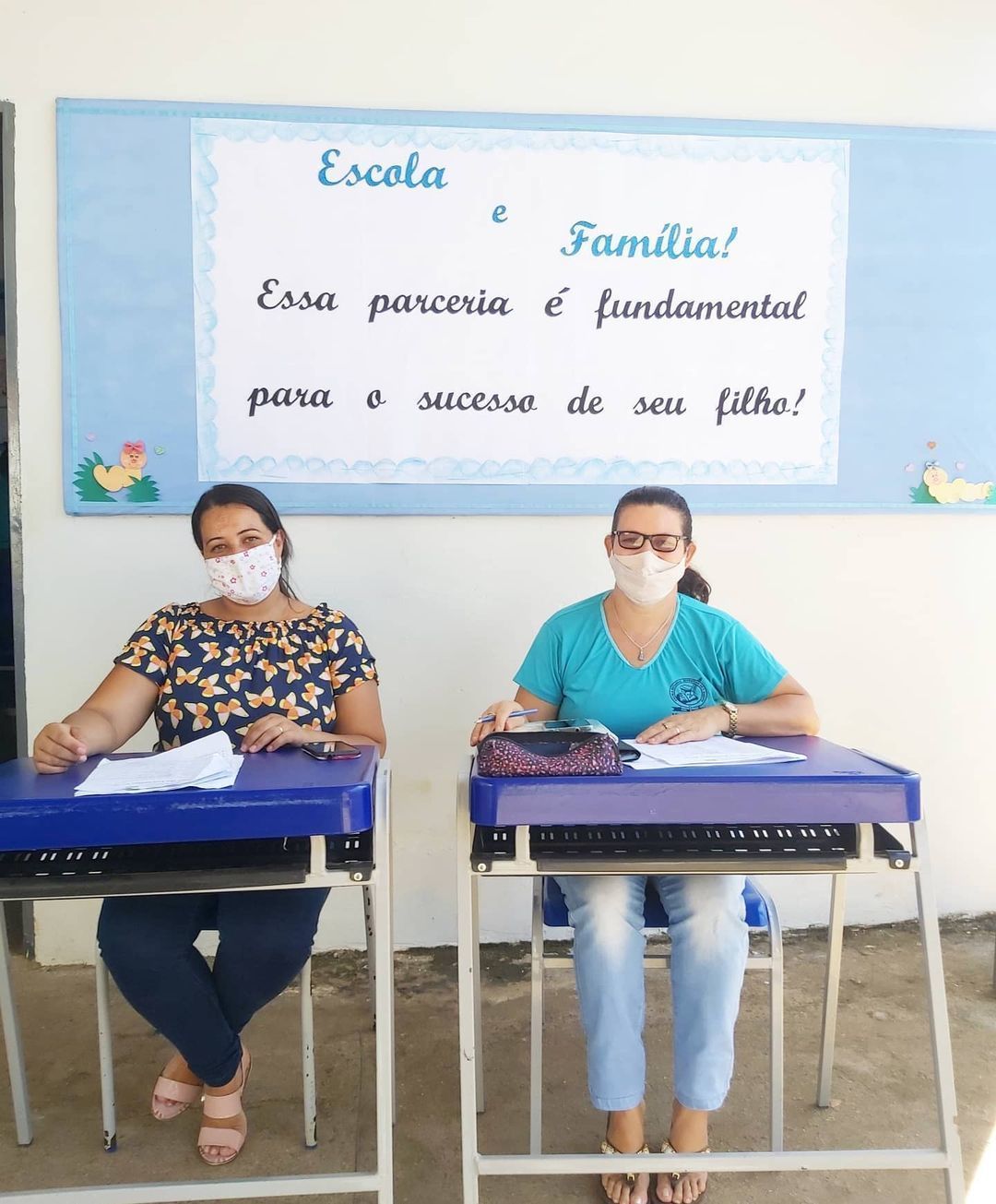 Professoras na Escola Estadual Juventino de França Sabath: Família e escola