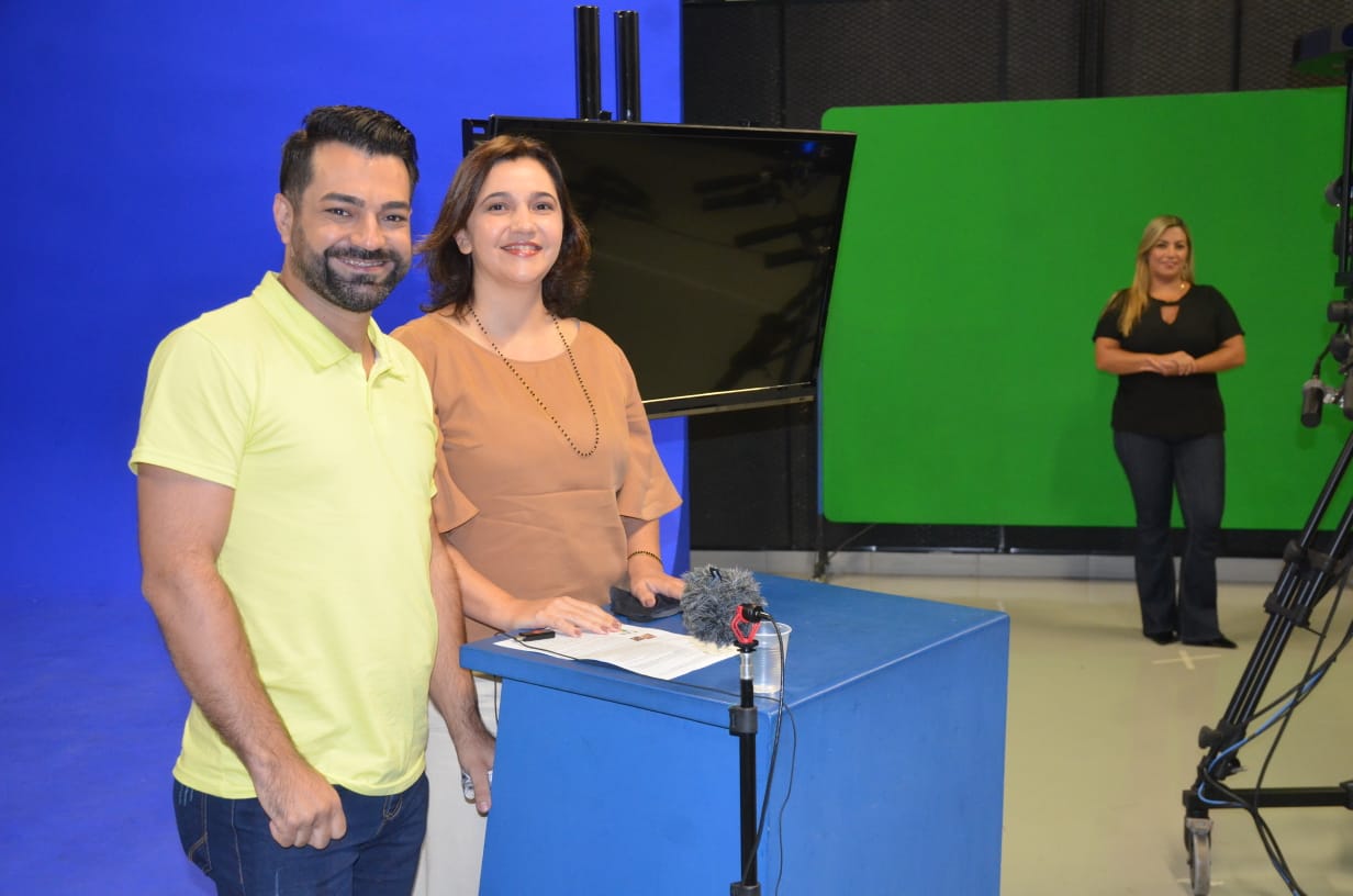 Aula do Seduc em Ação na TV Brasil Central, no ano letivo de 2020 em Goiás