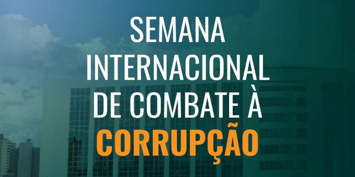Goiás realiza Semana Internacional de Combate à Corrupção