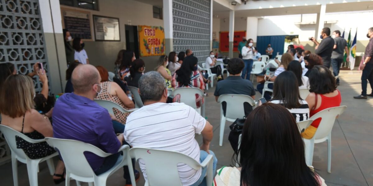 Secretaria de Educação entrega reforma do Colégio Estadual Hermínio Rodrigues Leão, em Santo Antônio da Barra