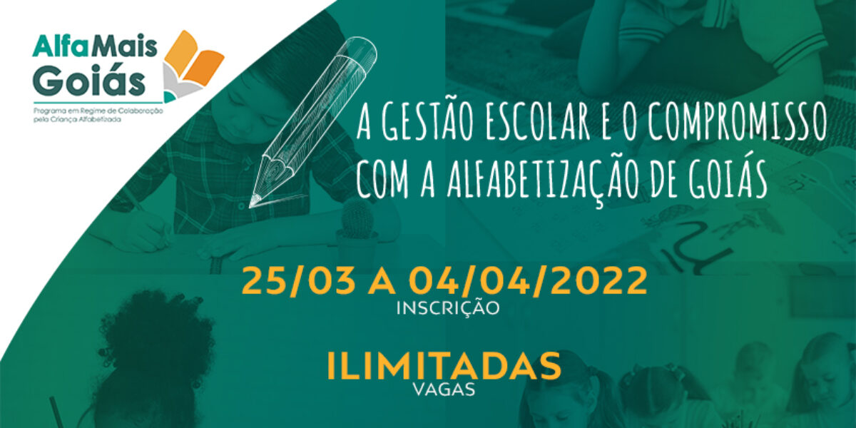 Curso de Gestão Escolar e Compromisso com a Alfabetização de Goiás