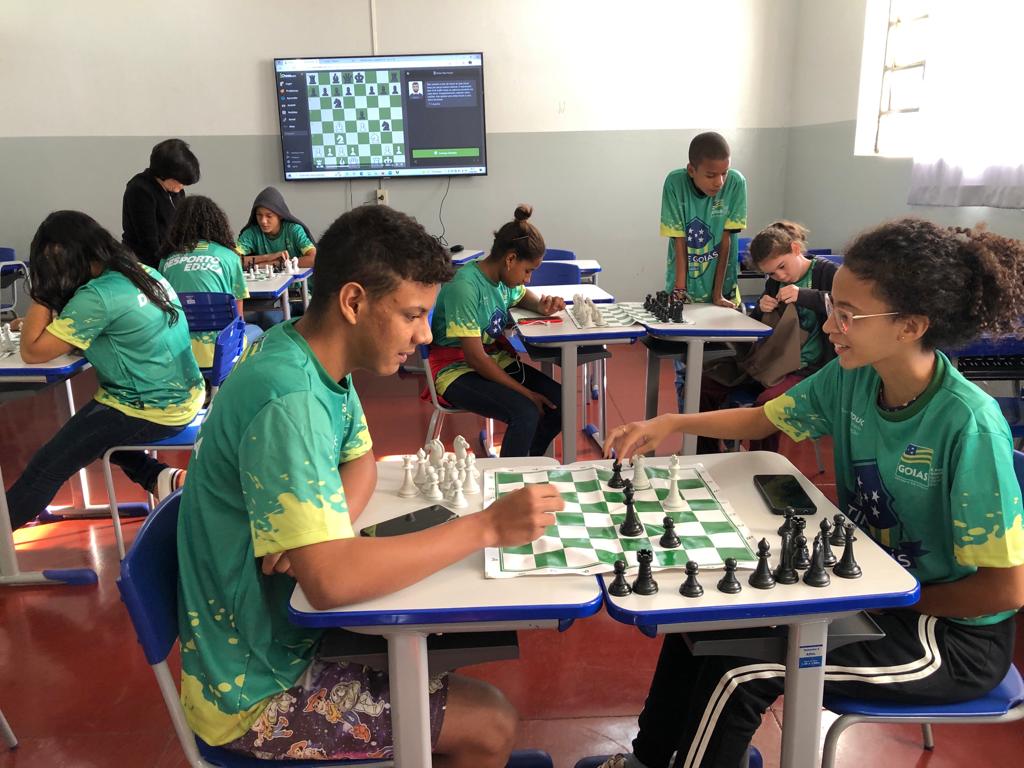 Aula de xadrez - Desporto Educa