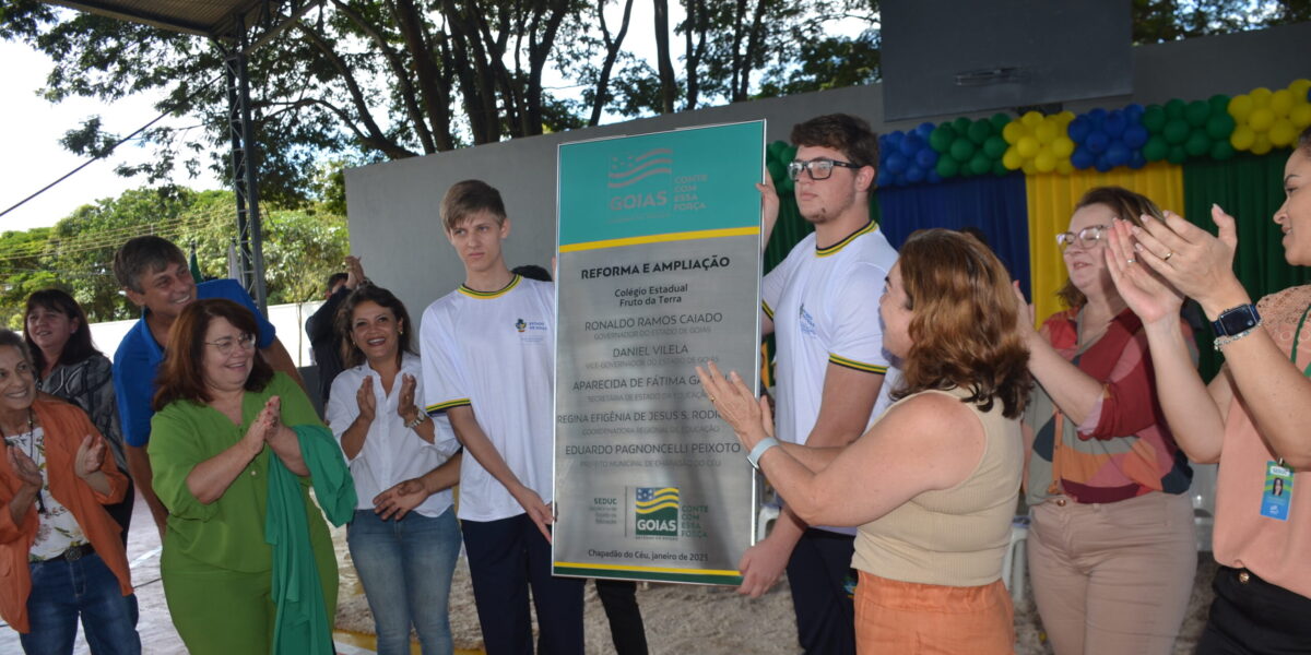 Governo de Goiás investe R$ 2,6 milhões em reforma e ampliação de colégio estadual