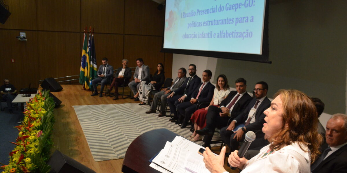 Em reunião do Gaepe-GO, secretária de Educação de Goiás defende regime de colaboração como ferramenta para superação de desafios