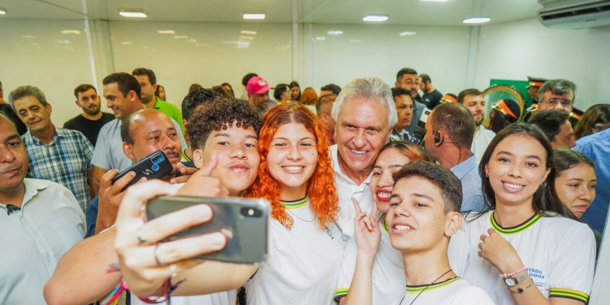 Em Rio Verde, Caiado inaugura terceiro colégio Padrão Século XXI