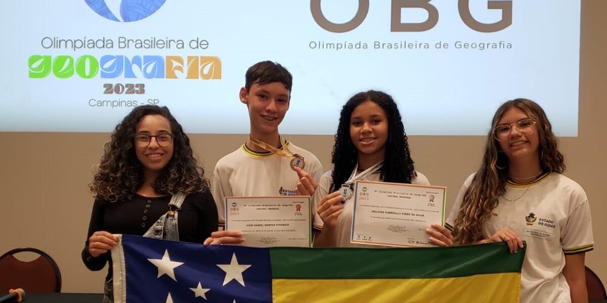Estudantes de colégio estadual de Formosa são medalhistas na Olimpíada Brasileira de Geografia