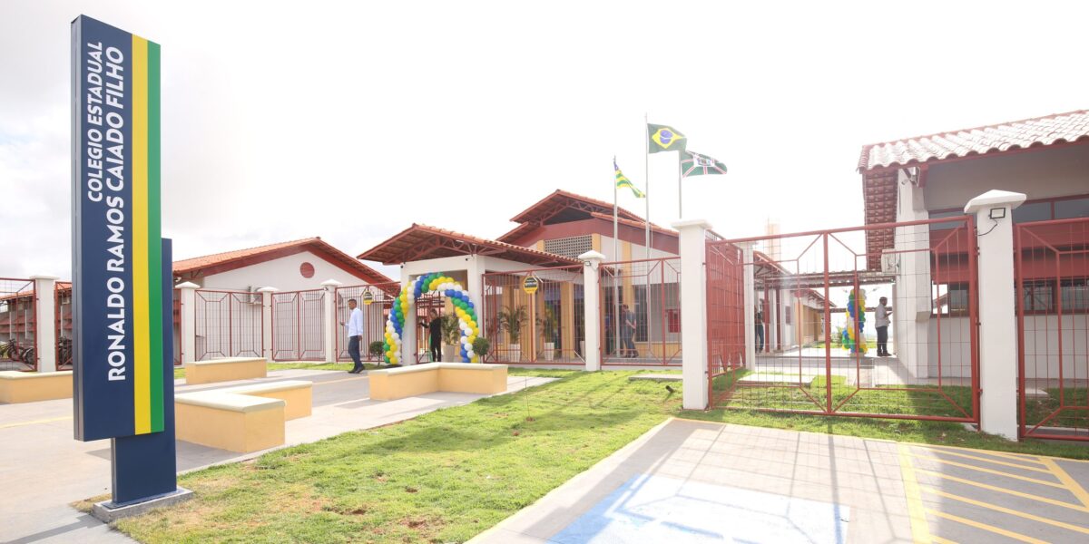 Governo de Goiás inaugura escola padrão século XXI no Jardins do Cerrado, em Goiânia