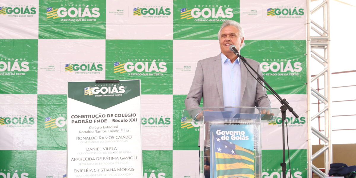 Inauguração Colégio Estadual Ronaldo Ramos Caiado Filho
