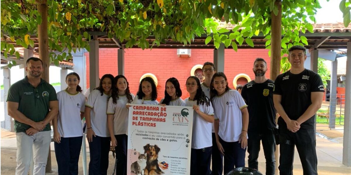 Projeto Abril Laranja nas Escolas defende o fim da crueldade contra os animais