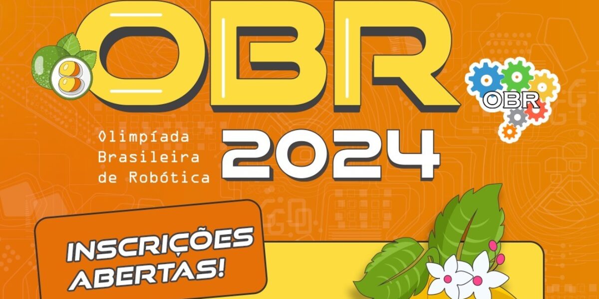 Inscrições abertas para a Olimpíada Brasileira de Robótica 2024