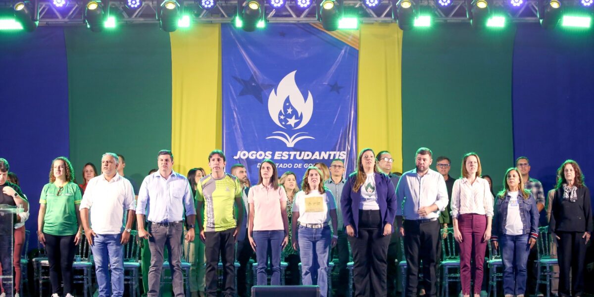 Secretária Fátima Gavioli abre oficialmente a etapa Estadual dos Jogos Estudantis de Goiás, em Anápolis