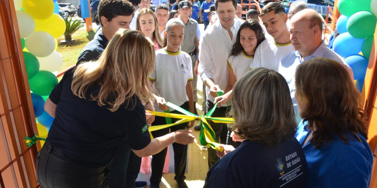 Governo de Goiás inaugura mais uma escola no entorno de Brasília