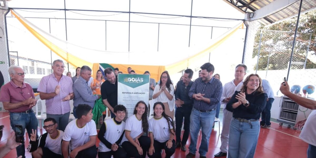 Secretária de Educação inaugura obras do Colégio Estadual Dona Genoveva Rezende Carneiro, em Itaguari