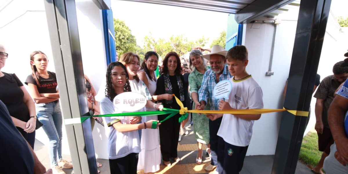 Governo de Goiás entrega novo prédio da Escola Estadual Edson Ayres Pereira, no povoado Oriente, em Nova Glória 