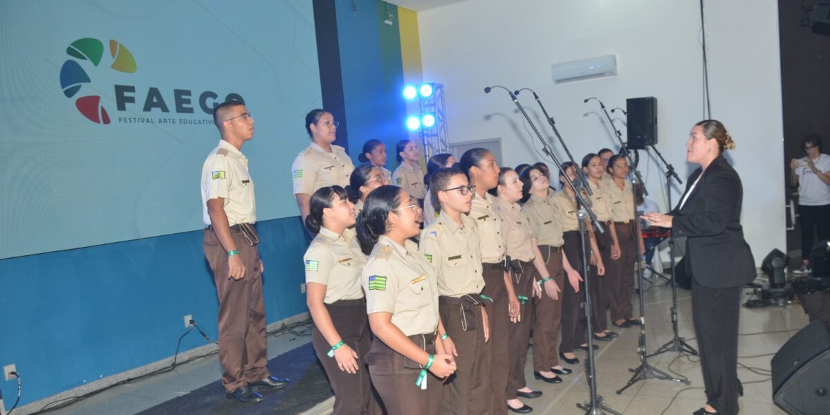 Segundo evento da fase estadual do Faego 2024 reuniu apresentações de canto coral e ensino coletivo de violão