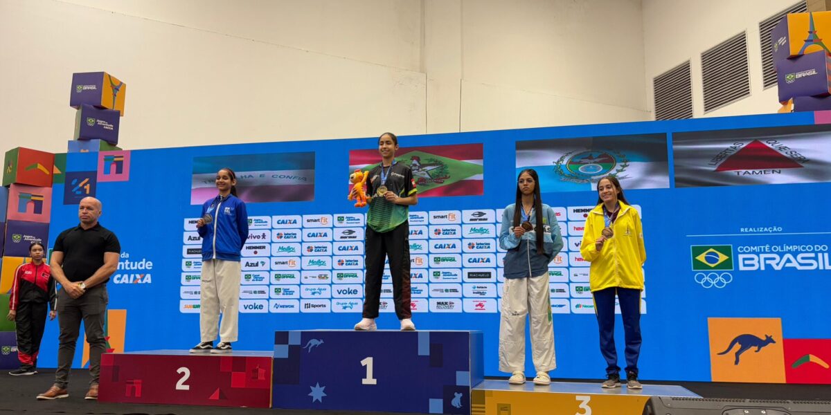 Time Goiás conquista sua primeira medalha nos Jogos da Juventude Caixa 2024